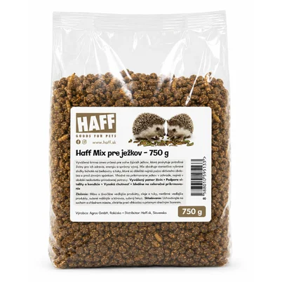 Mix krmív pre ježkov 750g