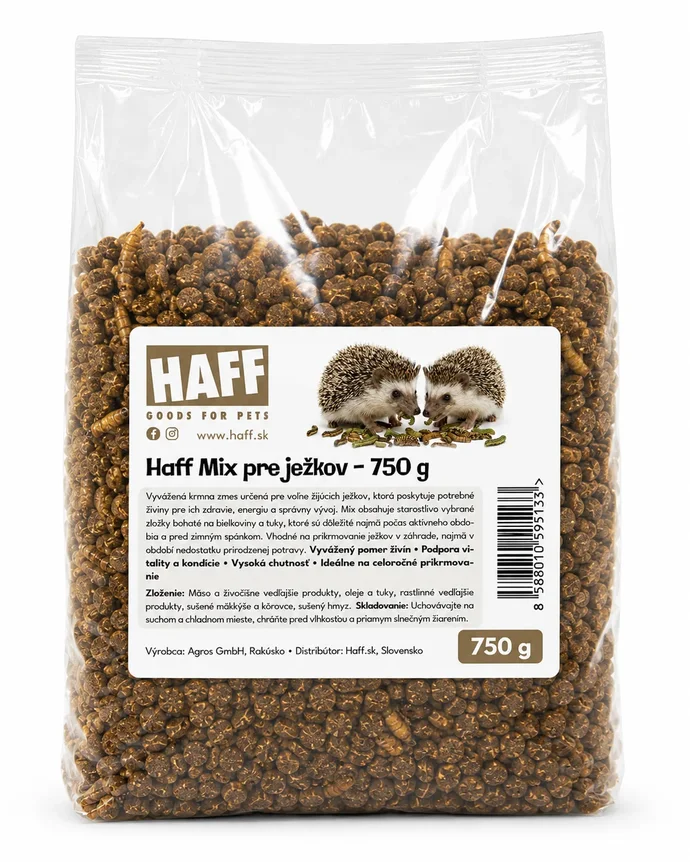 Mix krmív pre ježkov 750g